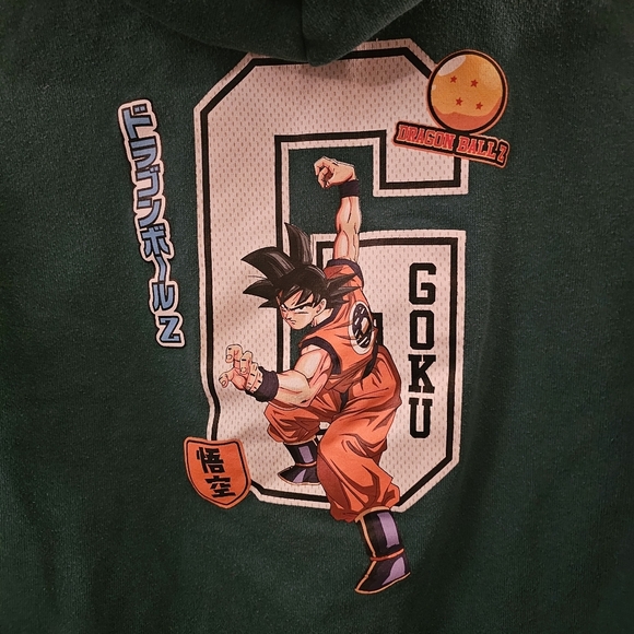 Dragon Ball Z Teal Hoodie Youth Size 14-16 - Picture 4 of 5